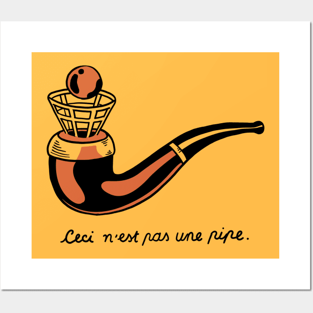 Ceci n'est pas une pipe Wall Art by Savron